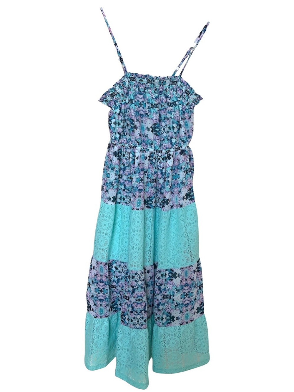 Xhilaration Girls Floral Maxi Dress Size S (6/6x)